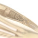 Yellow Gold Statement Bypass Ring - 10k Etched Yellow Gold Statement Bypass Ring - 10k Etched