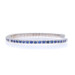 Judith Ripka Sapphire & Diamond Cuff Bracelet 6 1/4" White Gold 18k Rd 4.48ctw Judith Ripka Sapphire & Diamond Cuff Bracelet 6 1/4" White Gold 18k Rd 4.48ctw
