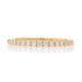 Yellow Gold Diamond Wedding Band - 14k Round Brilliant .25ctw French Set Ring