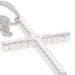 White Gold Diamond Cross Pendant Necklace 10k Single Cut .10ctw Faith Adjustable White Gold Diamond Cross Pendant Necklace 10k Single Cut .10ctw Faith Adjustable