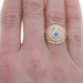 Yellow Gold Blue Lodge Men's Master Mason Ring - 10k Enamel Masonic Sz 10