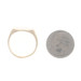 Yellow Gold Vintage Signet Men's Ring - 14k Engravable Yellow Gold Vintage Signet Men's Ring - 14k Engravable
