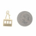 Yellow Gold Cable Car Charm - 18k Aerial Transporation Yellow Gold Cable Car Charm - 18k Aerial Transporation