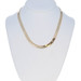Milor Herringbone Chain Necklace 17 3/4" - Yellow Gold 14k