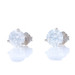 White Gold Diamond Stud Earrings - 14k Round Brilliant 2.00ctw GIA