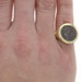 Yellow Gold Ancient Greek Coin Men's Ring - 18k Apollo Silver Custom