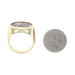 Yellow Gold Ancient Greek Coin Men's Ring - 18k Apollo Silver Custom