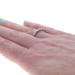 White Gold Diamond Wedding Band 18k Round .88ctw Stackable Ring