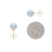 Gold Filled Cultured Pearl Stud Earrings - Gold Filled Pierced