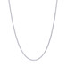 White Gold Diamond Cut Wheat Chain Necklace 17 3/4" - 14k