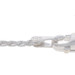 White Gold Diamond Cut Wheat Chain Necklace 17 3/4" - 14k