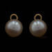 Yellow Gold Cultured Pearl Earring Enhancers - 14k Stud Jackets