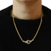 Yellow Gold Tanzanite Diamond Necklace 19 1/2" 14k Pear 2.60ctw Italy