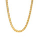 Yellow Gold Diamond Cut Franco Chain Men's Necklace 23 1/2" - 10k