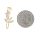 Yellow Gold Flower Blossom Pendant - 14k Yellow Gold Flower Blossom Pendant - 14k