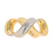 Yellow Gold Infinity Loop Omega Slide Pendant - 14k Yellow Gold Infinity Loop Omega Slide Pendant - 14k