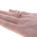 Yellow Gold Diamond Enhancer Wedding Band - 14k Baguette .50ctw Wrap Jacket Ring