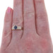 EFFY Sapphire Diamond Ring - White Gold 14k Oval .78ctw EFFY Sapphire Diamond Ring - White Gold 14k Oval .78ctw