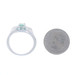 White Gold Alexandrite Diamond Cluster Cocktail Ring - 14k Oval .70ctw White Gold Alexandrite Diamond Cluster Cocktail Ring - 14k Oval .70ctw