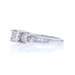 White Gold Diamond Engagement Ring - 14k Princess 1.50ctw White Gold Diamond Engagement Ring - 14k Princess 1.50ctw