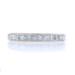 White Gold Diamond Wedding Band - 14k Princess 1.00ctw Channel Set Ring SZ 7 1/2 White Gold Diamond Wedding Band - 14k Princess 1.00ctw Channel Set Ring SZ 7 1/2