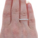 White Gold Diamond Wedding Band - 14k Round Brilliant .40ctw Ring
