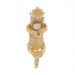 Yellow Gold Akoya Pearl Sleeping Otter Pendant - 14k Yellow Gold Akoya Pearl Sleeping Otter Pendant - 14k