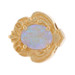 Yellow Gold Australian Opal Vintage Slide Charm - 14k Oval Cabochon 1.30ct Yellow Gold Australian Opal Vintage Slide Charm - 14k Oval Cabochon 1.30ct