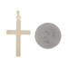 Yellow Gold Cross Duo Pendant - 14k Faith Yellow Gold Cross Duo Pendant - 14k Faith