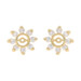 Yellow Gold Cubic Zirconias Halo Earring Enhancers - 14k Round Brilliant .80ctw Yellow Gold Cubic Zirconias Halo Earring Enhancers - 14k Round Brilliant .80ctw