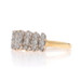 Yellow Gold Diamond Cluster Cocktail Band - 10k Round Brilliant 1.00ctw Ring Yellow Gold Diamond Cluster Cocktail Band - 10k Round Brilliant 1.00ctw Ring