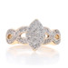 Yellow Gold Diamond Engagement Ring - 10k Single .25ctw Yellow Gold Diamond Engagement Ring - 10k Single .25ctw