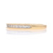 Yellow Gold Diamond Wedding Band - 10k Single Ring Yellow Gold Diamond Wedding Band - 10k Single Ring