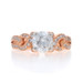 Rose Gold Diamond Engagement Ring - 14k Round Brilliant 1.55ctw Rose Gold Diamond Engagement Ring - 14k Round Brilliant 1.55ctw