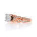 Rose Gold Diamond Engagement Ring - 14k Round Brilliant 1.55ctw Rose Gold Diamond Engagement Ring - 14k Round Brilliant 1.55ctw