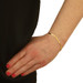 Yellow Gold Herringbone Chain Bracelet 6 3/4" - 14k