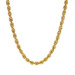 Yellow Gold Rope Chain Necklace 24 3/4" - 10k Italy Yellow Gold Rope Chain Necklace 24 3/4" - 10k Italy