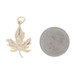 Yellow Gold Maple Leaf Pendant - 14k Foliage Yellow Gold Maple Leaf Pendant - 14k Foliage