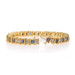 Yellow Gold Sapphire Diamond Link Bracelet 6 3/4" - 14k Marquise 4.80ctw Yellow Gold Sapphire Diamond Link Bracelet 6 3/4" - 14k Marquise 4.80ctw