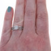 White Gold Diamond Halo Engagement Ring - 10k Round Brilliant and Single .25ctw