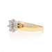 Yellow Gold Diamond Cluster Cocktail Ring -10k Round Brilliant .50ctw Engagement