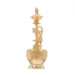 Yellow Gold Hookah Charm - 14k Tobacco