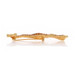 Yellow Gold Diamond Citrines Giraffe Brooch - 14k Round Brilliant 6.21ctw Pin