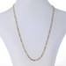 Yellow Gold Diamond Cut Figaro Chain Necklace 18" - 14k Italy