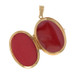 Yellow Gold Locket Pendant - 14k Two Frames