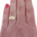 Yellow Gold Diamond Engravable Ring - 14k Single .10ctw