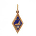 Yellow Gold Sigma Alpha Epsilon Charm - 14k Fraternity Greek Society