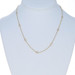 Yellow Gold Diamond by the Yard Necklace 18" 14k Round Brilliant 1.04ctw