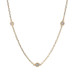 Yellow Gold Diamond by the Yard Necklace 18" 14k Round Brilliant .56ctw
