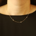Yellow Gold Diamond by the Yard Necklace 18" 14k Round Brilliant .56ctw